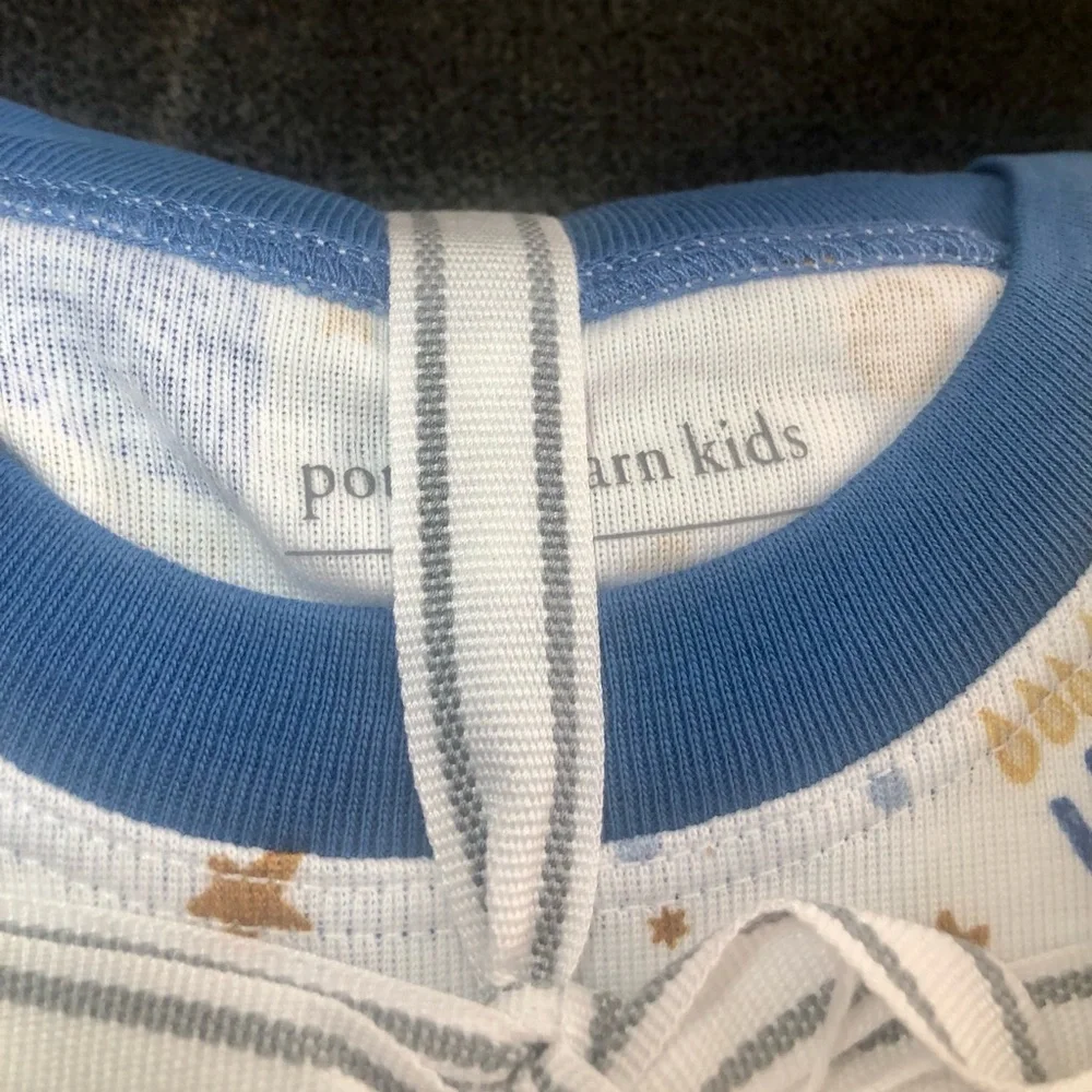 Pottery Barn Hanukkah Organic Cotton Pajama Set size 4